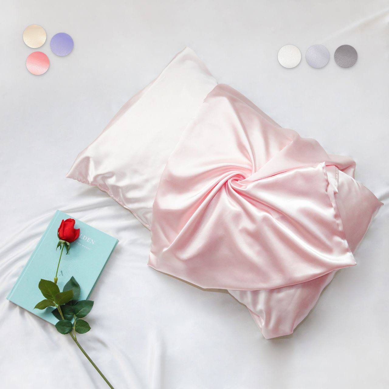وجخ مخدة ستان Satin Pillowcase
