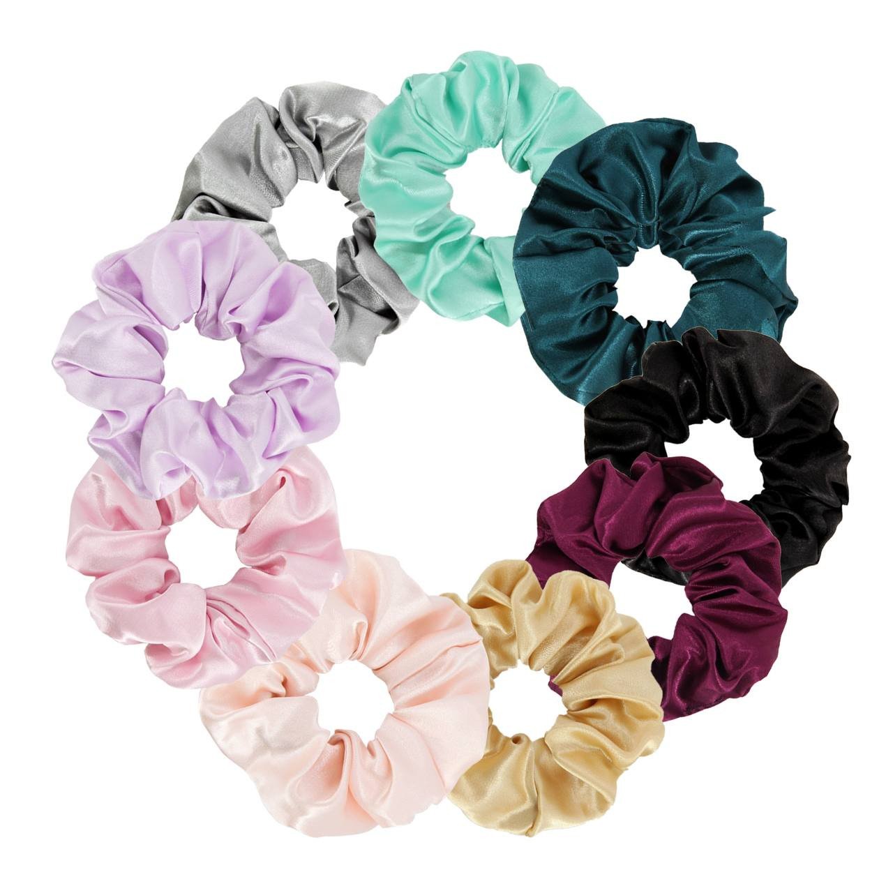 كتر ستان Satin Scrunchies